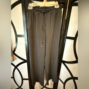 Pur Essence flowy pinstriped pants